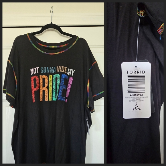 Pride Relax Fit Cotton Crew Neck Tee - Picture 2 of 5